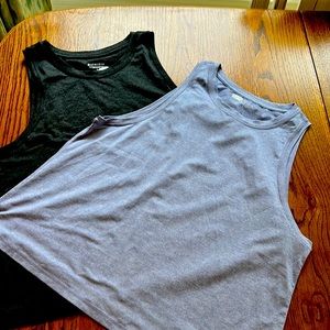 Two Athleta tank tops